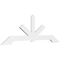 Ekena Millwork Vanguard Architectural Grade PVC Gable Bracket, 108"W x 36"H x 2"D x 6"F, 8/12 Pitch GBP108X36X0206VAN00 - alternate 1